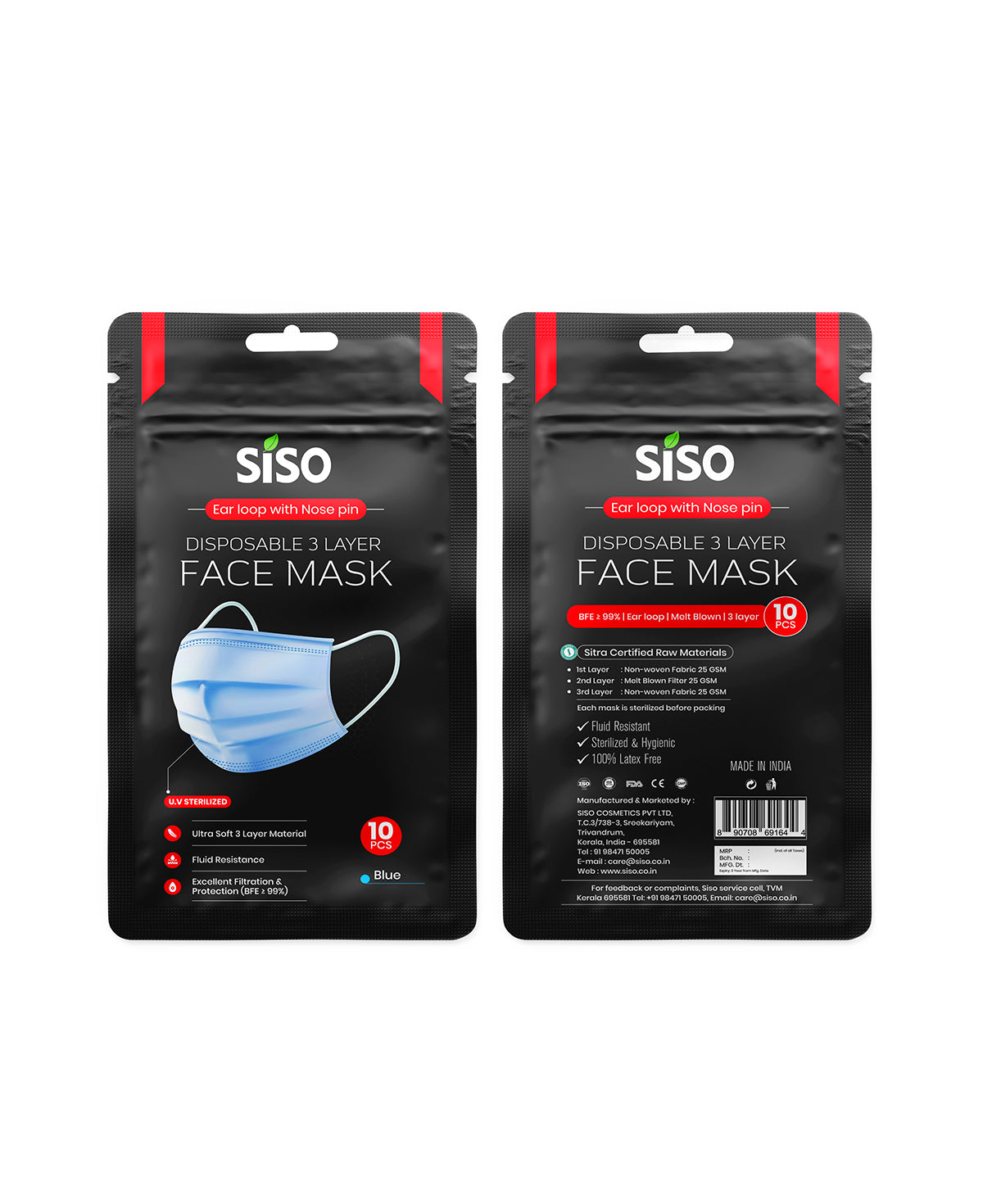 3 Ply Disposable Face Mask