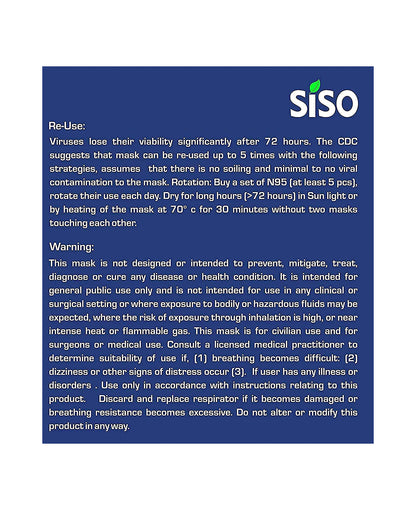 N95 FFP2 Face Mask - BIS/ISI Certified